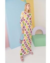 Celiab - Nerissa Crochet Maxi Dress M - Lyst