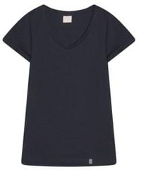 Cashmere Fashion - The shirt project camisa algodón orgánico camiseta en v manga corta - Lyst