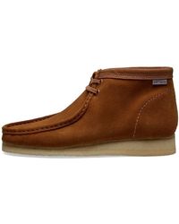 Clarks Botte Wallabee Combi X Carhartt Marron