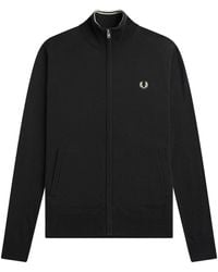 Fred Perry - Authentic Classic Zip Through Cardigan - Lyst