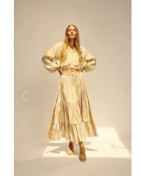 Natalie Martin - Sierra Skirt Xs / Sunflower Stripe Print Agave Female - Lyst