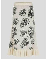 Baum und Pferdgarten - Cinnamon Skirt Cream Embroidery S - Lyst