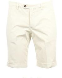 Briglia 1949 - Weiße stretch -baumwoll -slim -fit -shorts - Lyst