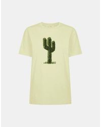 Bella Freud - Cactus Cotton T-shirt Size: M, Col: M - Lyst