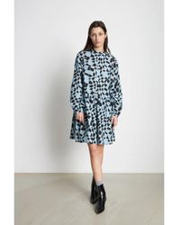 Stella Nova - Mini Cotton Dress With All Over Print Marabella - Lyst