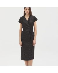 Nice Things - Stitch Fabric Wrap Dress Eu 38 / Uk 10 - Lyst