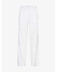 Levete Room - Naja 7 Linen Trousers White - Lyst