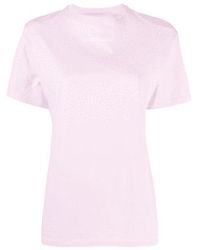 Square - Golden Goose Log T Shirt M / Lavender Dream Female - Lyst
