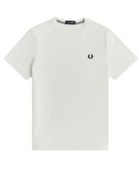 Fred Perry - Crew neck t-shirt snow - Lyst
