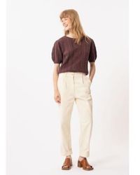 FRNCH - Charlie Cream Trousers S - Lyst