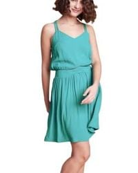 Louizon - Viscose Keaton Dress Size 1 Small /blue - Lyst