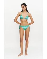 Compañía Fantástica - Été vibrations à rayures en bas bikini - Lyst
