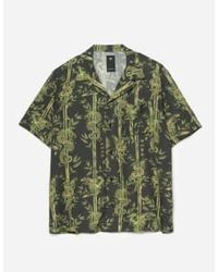 Maharishi - Dragon Bamboo Camp Collar Shirt M - Lyst