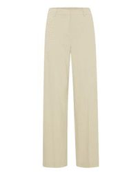 B.Young - Byoung Danta Wide Leg Trousers Cement 1 - Lyst