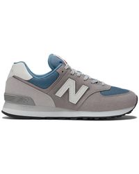 New Balance 574 Trainers Grey / Blue 