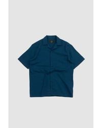 Portuguese Flannel - Message shirt blau/grün - Lyst