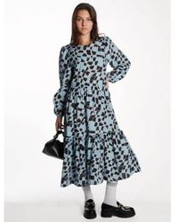 Stella Nova - Midi Cotton Dress With All Over Print 40 - Lyst