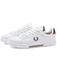 Fred Perry - Authentic b722 leather sneakers and navy - Lyst