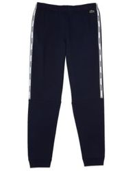 Lacoste - Tape jogger Xh1208 Navy X-small - Lyst
