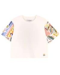 L.F.Markey - Lf Markey Selby Top With Printed Sleeves 10 - Lyst