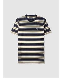 Barbour - Herren-moltronen-streifen-t-shirt in der marine - Lyst