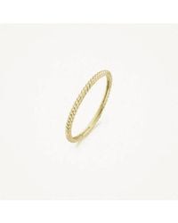 Blush Lingerie - 14k Gold Twist Ring - Lyst