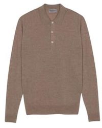 John Smedley - Belper Long Sleeve Polo Shirt 1 - Lyst