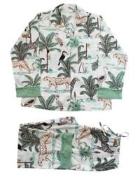 Powell Craft - 100 Percent Cotton Safari Print Ladies Pyjamas - Lyst