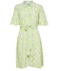 SELECTED - Floral Shirt Dress 34 - Lyst
