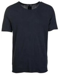Hannes Roether - T-shirt coton/lin noir - Lyst