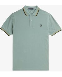 Fred Perry - M3600 Twin Tipped Polo Shirt/Honeycomb - Lyst