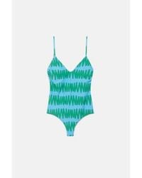 Compañía Fantástica - Striped Vibe Swimming Costume S - Lyst
