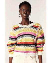 Ba&sh - Baandsh Romy Multicolour Reversible Jumper - Lyst