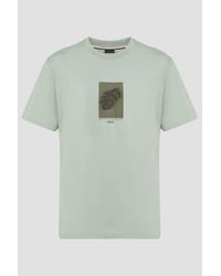 BOSS - Tessin 88 Open Cotton T-shirt 50512118 373 S - Lyst