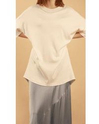 Lora Gene - Aiko Organic Cotton T-shirt With Trim By S - Lyst