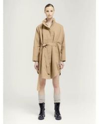 BRGN - Manteau bris camel ' - Lyst