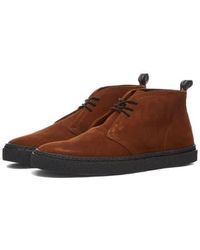 Fred Perry - Hawley Suede Boot Ginger 40 - Lyst