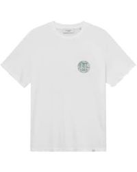 Les Deux - Camiseta ver blanca/oscura ivy green - Lyst