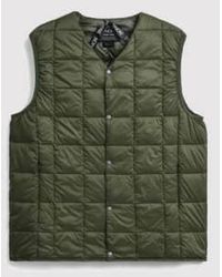 Taion - Gilet v-neck down d. - Lyst