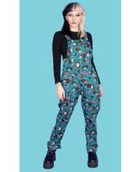 Run and Fly - Hedgehog Stretch Twill Dungarees 3xs - Lyst