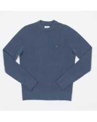 Farah - Spero -strick -sweatshirt in blau - Lyst