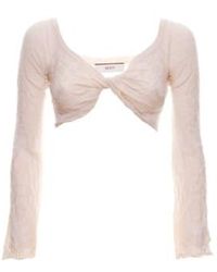 Akep - Top for Woman MGKD05042 Panna - Lyst