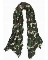 PUR SCHOEN - Camouflage à la main d' feutre 100% cachemire soft foulard + caau - Lyst