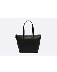 Lacoste - Concept Small Zip Tote Bag * / Negro - Lyst