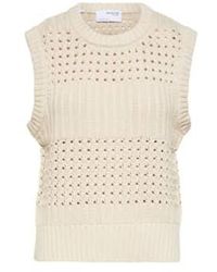 SELECTED - Cruise Knitted Vest L - Lyst