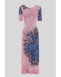 Hayley Menzies - Scoop Back Dress Tie-dye & Blue L - Lyst