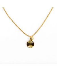 sept cinq - Gold Necklace Coquille - Lyst