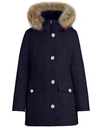 Woolrich Parka W ́s Arctic Collar High Navy Dark Navy - Bleu