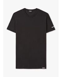 DSquared² - Camiseta l logotipo los hombres en negro - Lyst