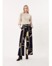 FRNCH - Wide Leg Pop Square Corduroy Trousers - Lyst